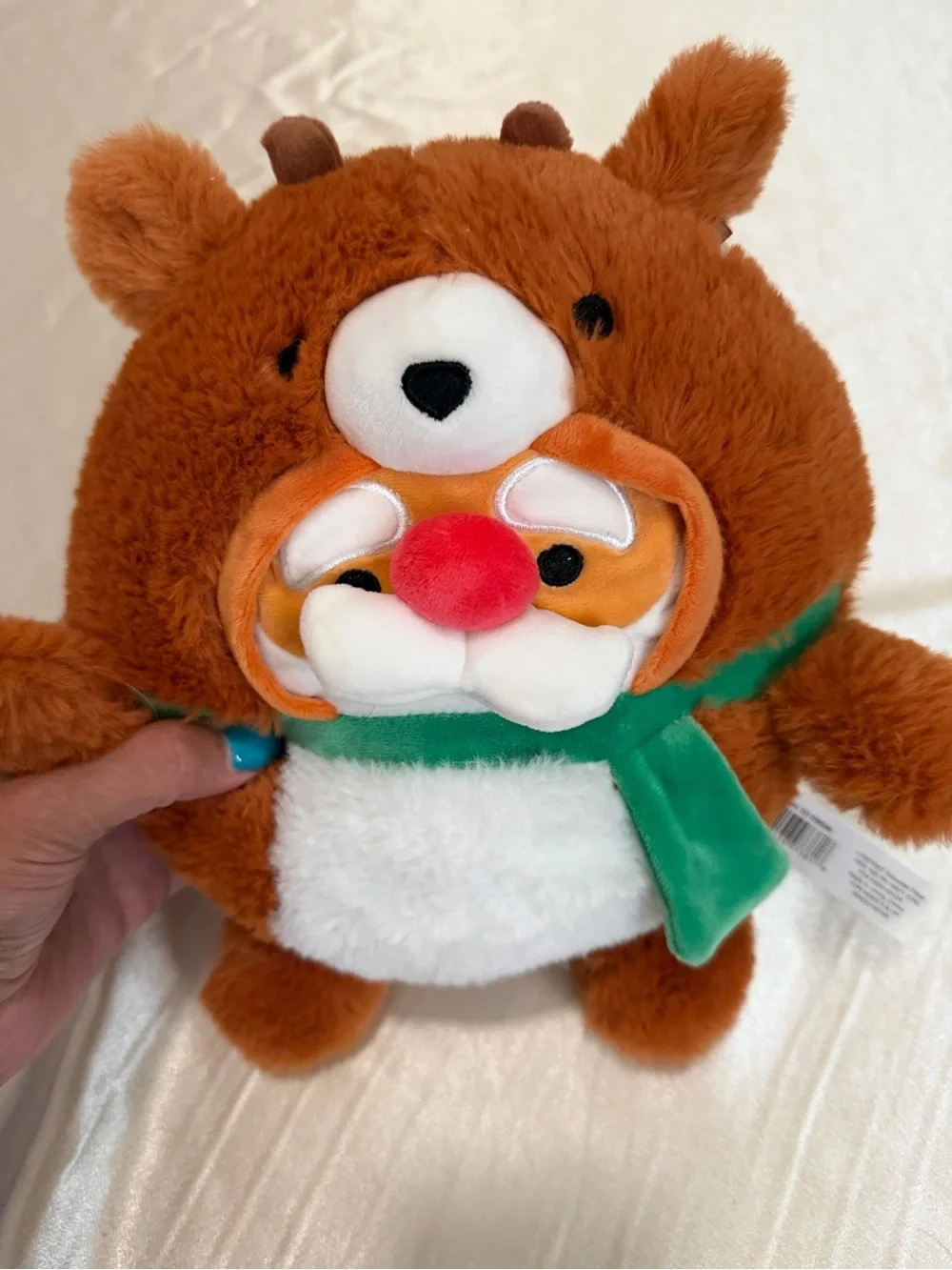 The Original Squishy-Ishies Christmas Reindeer Costume Plush NWT